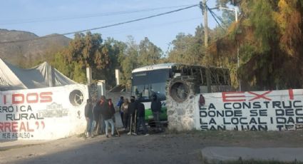 Protesta Mexe: Autobuses AVM suspenden servicio, argumentan inseguridad en Valle del Mezquital