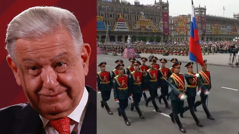 Defiende AMLO participación de ejército ruso en desfile patrio: 'Hicieron puro escándalo'