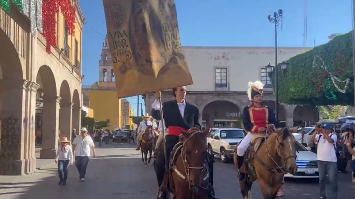 Celaya recrea llegada de Miguel Hidalgo y Ejército Insurgente