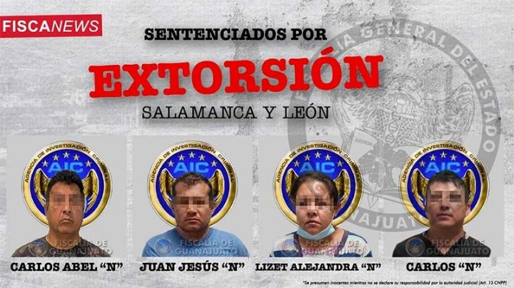 Detienen a cuatro por extorsionar a comerciantes de León y Salamanca