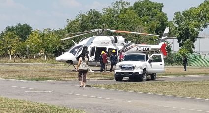 Trasladan en helicóptero hacia Pachuca a exalcalde de Huejutla tras recibir patada de caballo