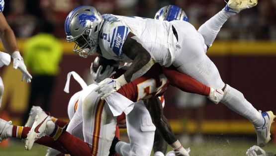 ¡Sorpresa! Detroit le pega a Kansas City en el arranque de la NFL