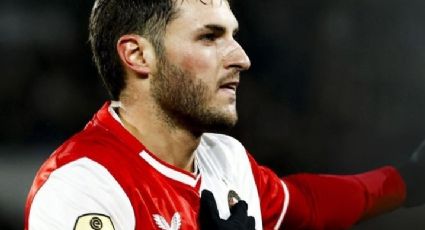 Nuevo año, mismo Santi: Giménez vuelve a anotar con el Feyenoord