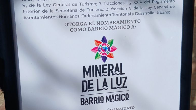Recibe Mineral de la Luz el nombramiento oficial de 'Barrio Mágico'
