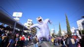 Arruina cableado desfile de globos gigantes en León; solo participan 9, Snoopy queda descartado