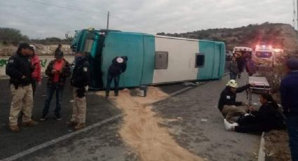 Vuelca Lusa en la carretera Progreso-Tephé; hay lesionados