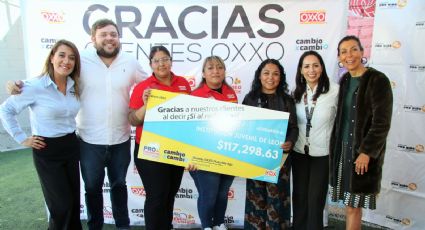 Realiza donativo OXXO a Fundación Pro-Niño Leonés