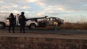 Incendian vehículos en dos puntos de la carretera de Juventino Rosas a Celaya