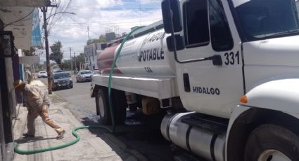 Sin agua inician el año cinco sectores de Pachuca por fuga
