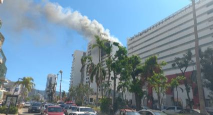 Incendio en Guerrero: Se incendia piso 12 de un hotel en remodelación en Acapulco
