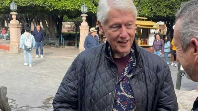 Expresidente de EU en Guanajuato: Bill Clinton está en San Miguel de Allende