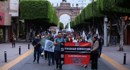 Sindicatos de León marchan en defensa de los derechos laborales