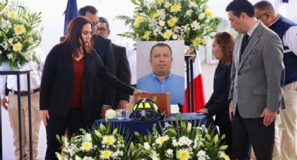 Murió como un héroe: rinden homenaje al bombero Óscar Zulemberg García