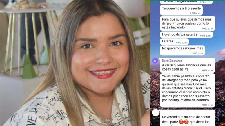 Daniela Aldaco Zaragoza promete a universitarios de Irapuato fiesta de ensueño y los estafa