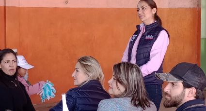 Libia Dennise levanta encuesta sobre necesidades en reunión con comunidades de Salamanca