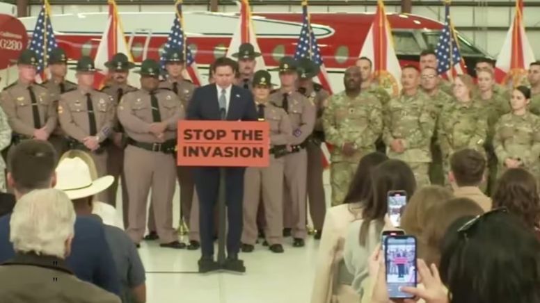 Envía Ron DeSantis mil elementos de la Guardia Nacional a Texas para 'frenar invasión'