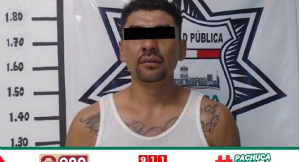 Detienen en Pachuca a sospechoso de robar camioneta en Tepeapulco
