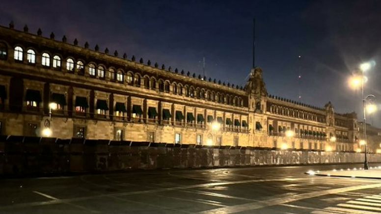 Como suele pasar cada que hay protestas, Gobierno blindó el Palacio Nacional por marcha del domingo