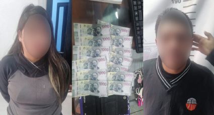 '¡Se querían pasar de vivos!': Detienen a pareja por querer pagar con billetes falsos de mil pesos