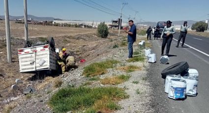 Accidente en la carretera Pachuca-Sahagún deja un hombre herido