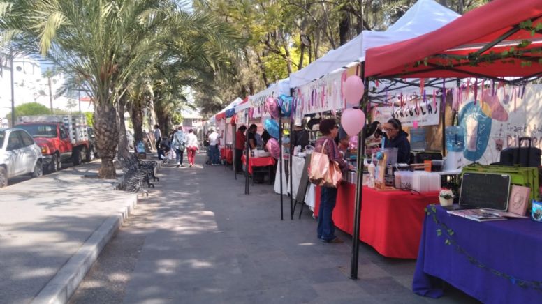 Comerciantes semifijos de la Alameda Hidalgo acusan que expositores provocan que bajen sus ventas