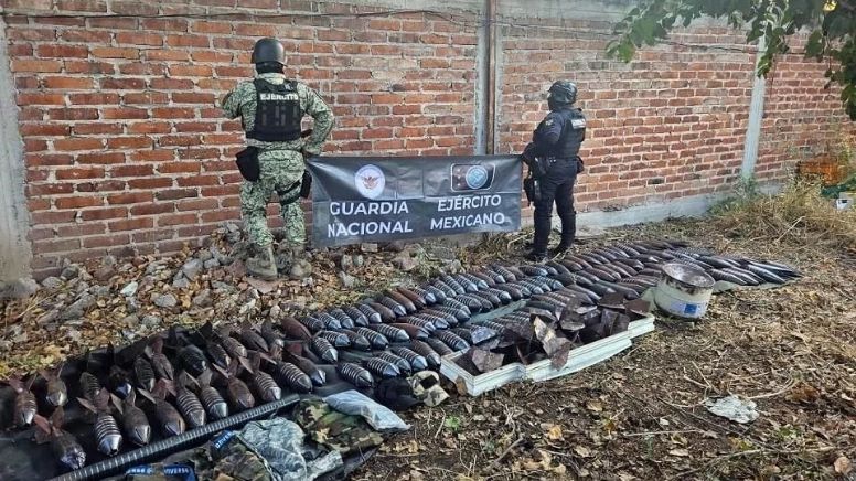 Decomisan 130 bombas caseras que se usarían en narcodrones en Michoacán
