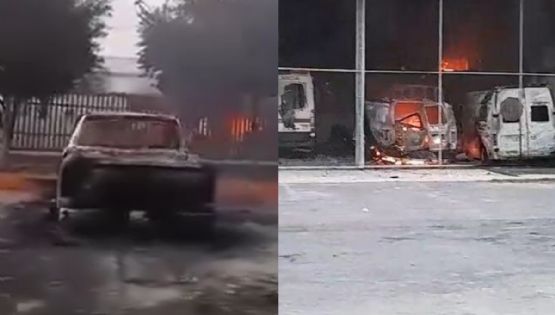 Causan terror en municipio: queman Palacio, ambulancias, patrullas y hallan a cuatro decapitados
