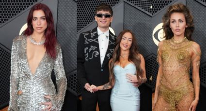 Premios Grammy 2024: Brillan famosos en la alfombra roja