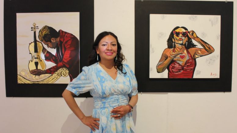 Resalta Luz Rangel 'piel, textura y color' en sus creaciones artísticas