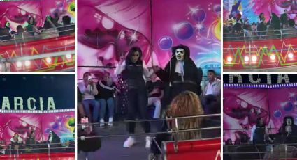 Así bailó Alejandra Gutiérrez con la Monja viral el último día de la Feria de León