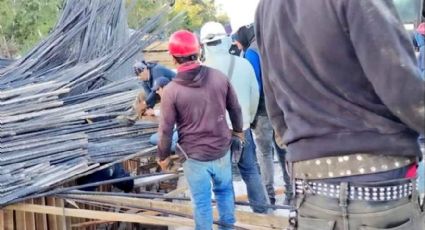 Se desploma estructura del Tren Maya y quedan atrapados dos trabajadores