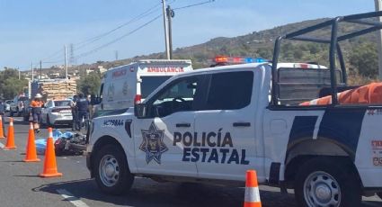 Muere motociclista luego de accidente en Epazoyucan