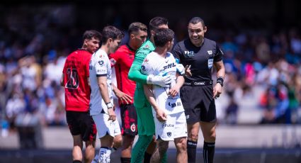 Pumas y Xolos empatan a tres goles con tres penales y un expulsado