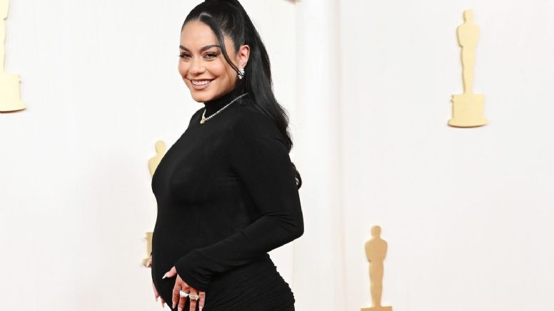 Vanessa Hudgens revela su primer embarazo en la alfombra roja de los Premios Óscar 2024