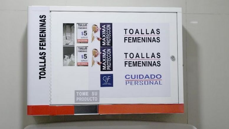 Instalan despachadores de toallas femeninas en oficinas del Poder Judicial, costarán 5 pesos
