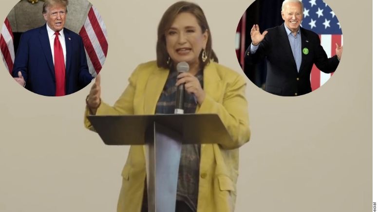 'No me da miedo ni Trump ni Biden', dice Xóchitl Gálvez en Tijuana