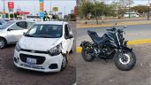 Accidente en León: Spark impacta a Italika; motociclista cae y convulsiona, lo reportan grave