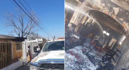 Mujer no logra sofocar fuego y sufre quemaduras al ver incendiarse su casa en Tarimoro