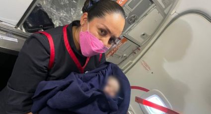 VIDEO | Nace bebé en pleno vuelo de Aeroméxico; aerolínea la dará un ¡gran regalo!