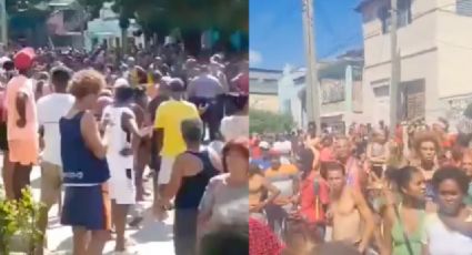 Cubanos toman calles para protestar por falta de alimentos y electricidad; gobierno culpa a EU