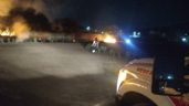 Arde pastizal a espaldas del Hospital Regional de Uriangato; controlan fuego a tiempo
