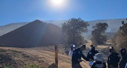 Desmantelan mina ilegal en Tlanalapa