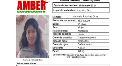 Desaparece Marisela Ramírez Díaz en Irapuato, activan Alerta Amber en Guanajuato