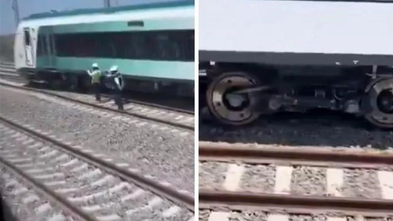 ¡Se descarrila el Tren Maya! Pasajeros sufren crisis nerviosa en el tramo Campeche a Cancún