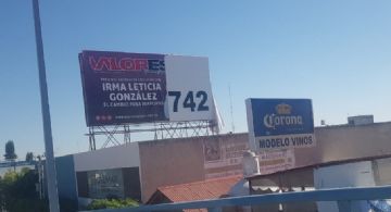 Votamos24: Denuncian vandalismo en espectaculares de la candidata Irma Leticia González