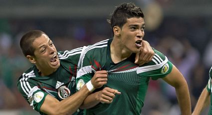 Selección Mexicana: Raúl Jiménez revela que ‘Chicharito’ le dio un puñetazo en la cara… en la celebración del gol ante Panamá