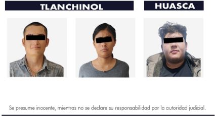 Detiene Policía Estatal a tres personas en Tlanchinol y Huasca