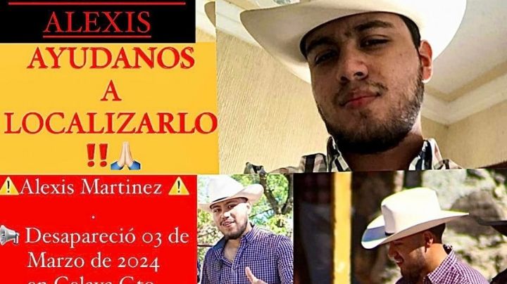 Colectivo Hasta Encontrarte publica ficha de búsqueda por desaparición de Alexis Martínez, estudiante de la UG