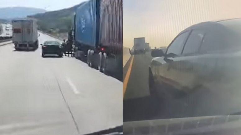 Y siguen asaltos a transportistas, sin Guardia Nacional se roban dos camiones en Valle de México