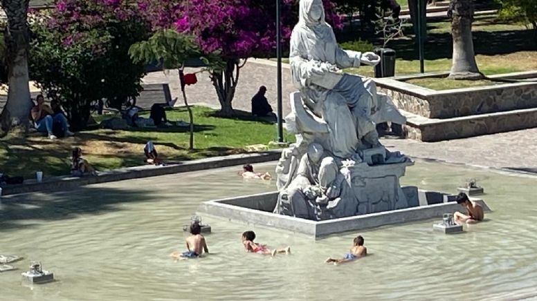 En Guanajuato no se puede escapar del solazo, hace más calor que en las playas